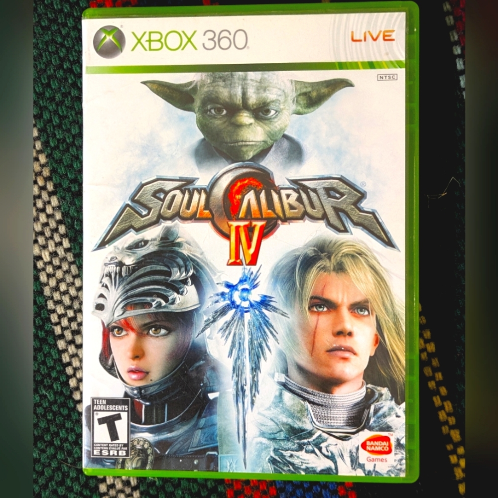 SOUL CALIBUR IV | Microsoft Xbox 360 Live | Complete Game in Box | VG